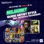 Midjourney Guide Artist Style : 200+ Artists & Techniques for Custom Image Generation | BONUS 100 Midjourney Prompts | Create Stunning Art
